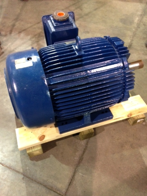 Used 75hp motor for Vogt P24F